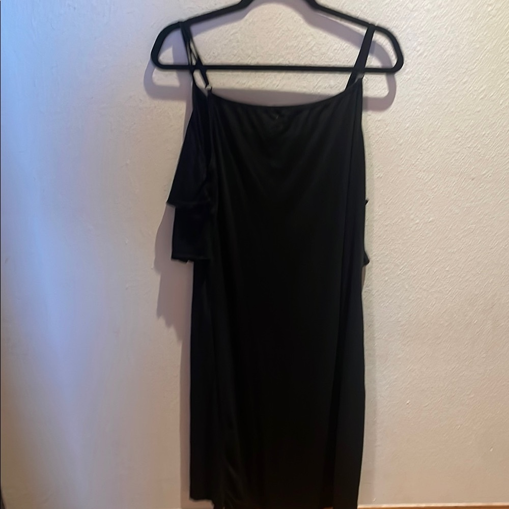 Bearsland Black Spaghetti Strap Midi Nursing Sundress - Picture 4 of 5